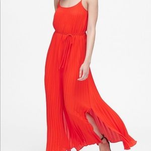 Banana Republic Pleated Maxi Dress
